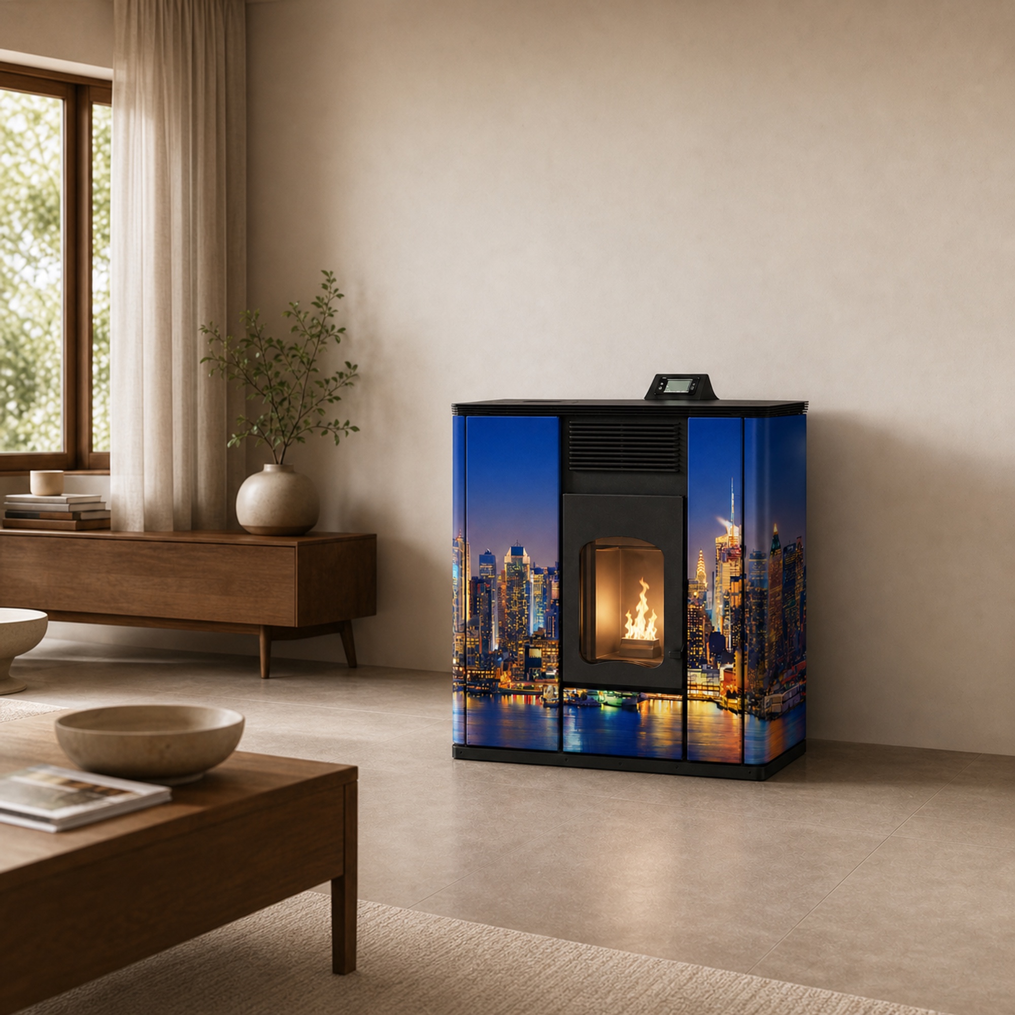 Termostufa a pellet – Flat