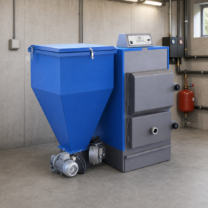Caldaia automatica a biomasse granulari – Eco