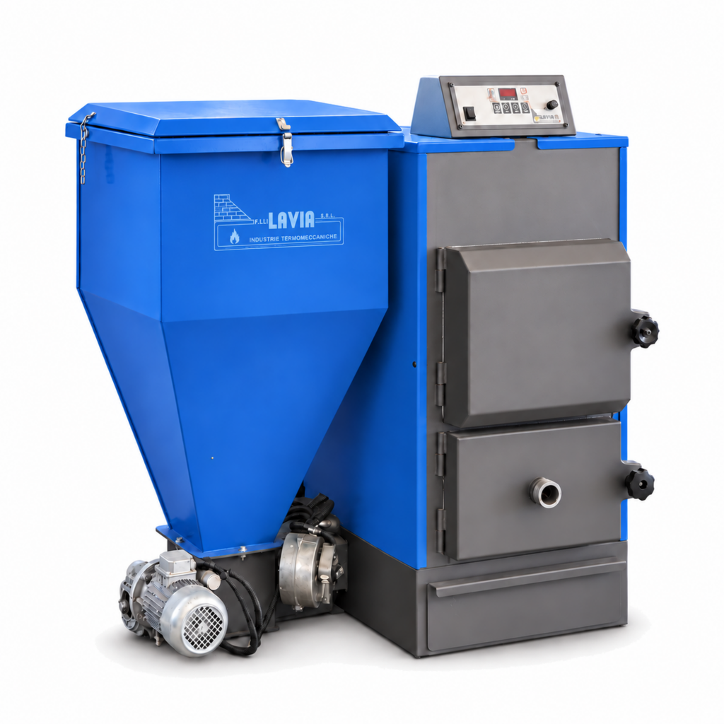 Caldaia automatica a biomasse granulari – Eco