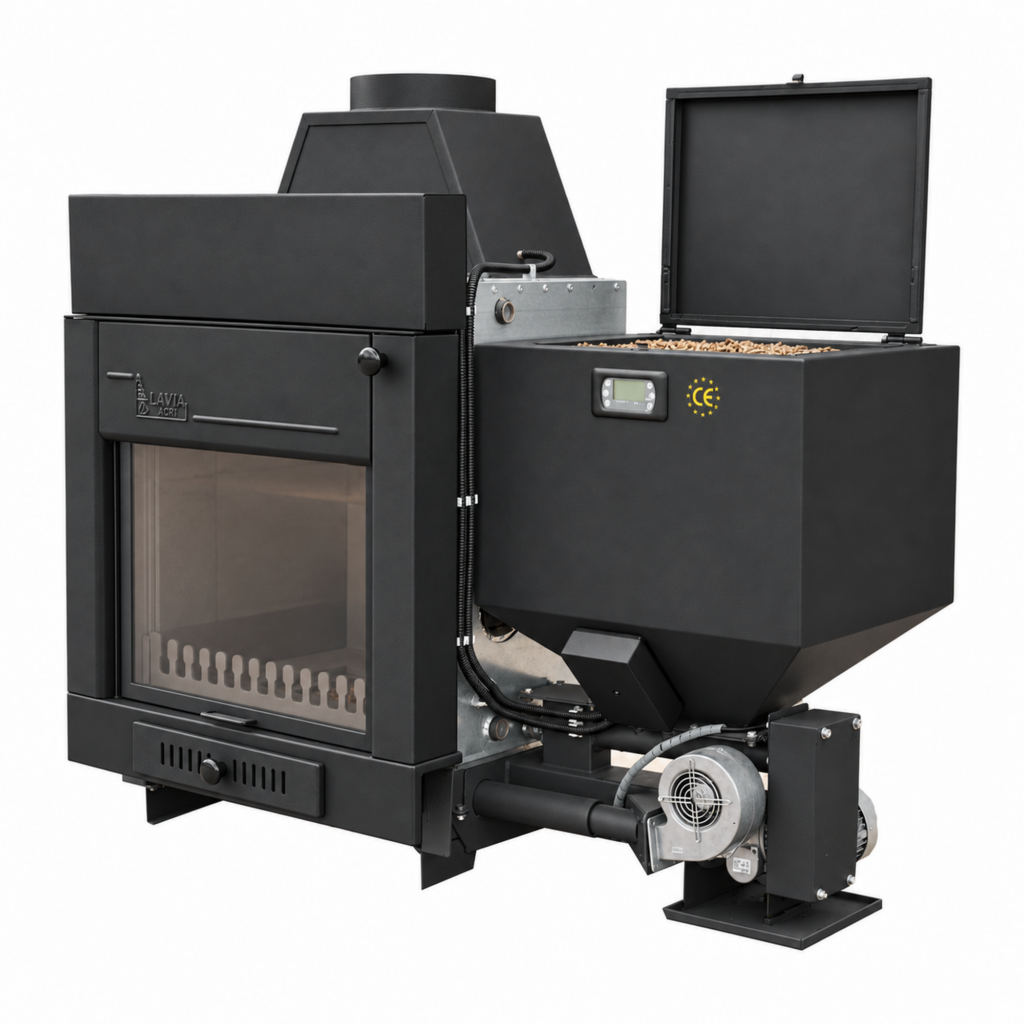 Termocamino automatico a Legno & Pellet – LPN